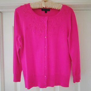 Cable & Gauge Fuschia Sweater